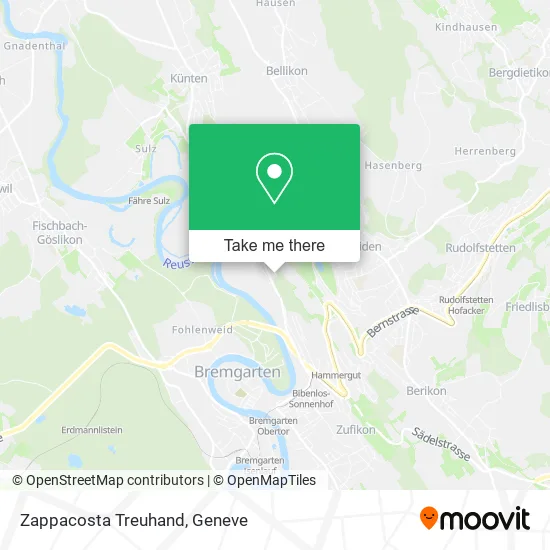 Zappacosta Treuhand map