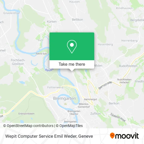 Wepit Computer Service Emil Weder map