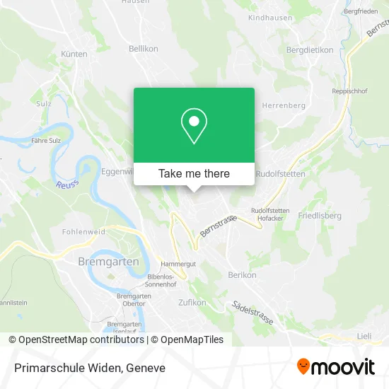 Primarschule Widen map