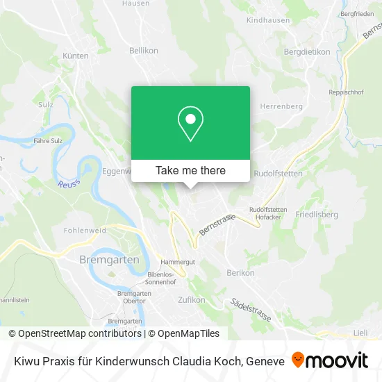 Kiwu Praxis für Kinderwunsch Claudia Koch map