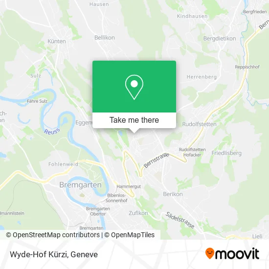 Wyde-Hof Kürzi map