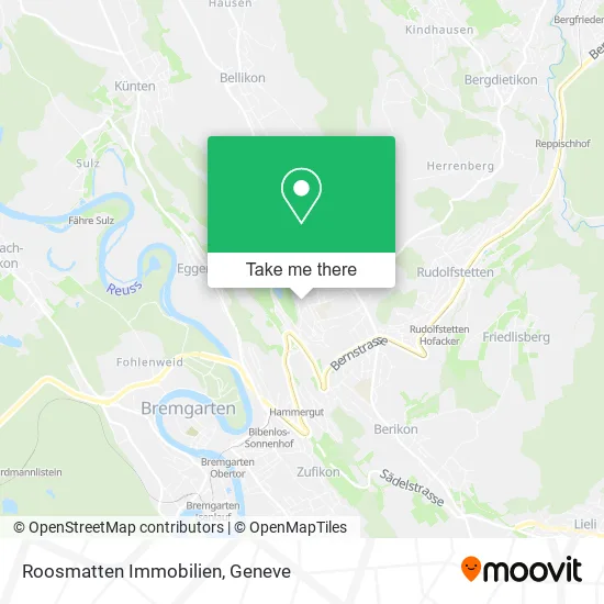 Roosmatten Immobilien map