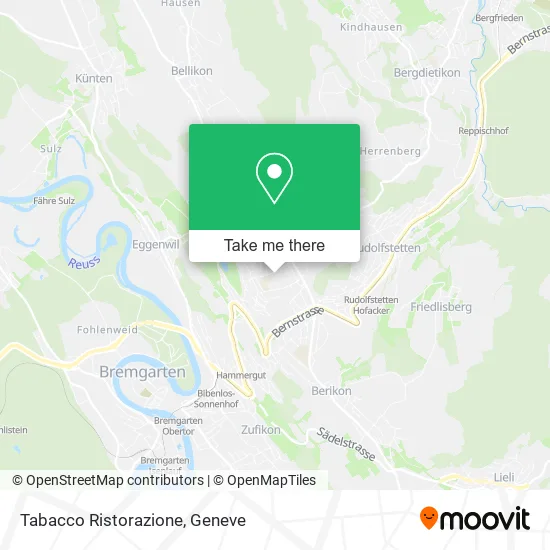 Tabacco Ristorazione map