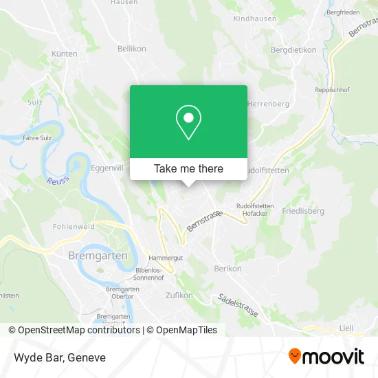 Wyde Bar map