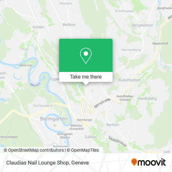 Claudias Nail Lounge Shop map