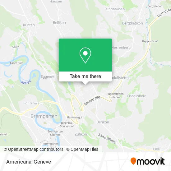 Americana map