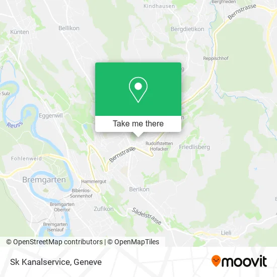 Sk Kanalservice map