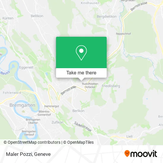 Maler Pozzi map