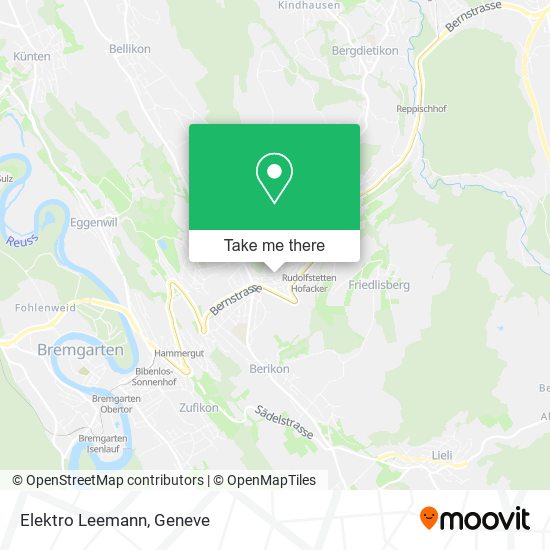 Elektro Leemann map