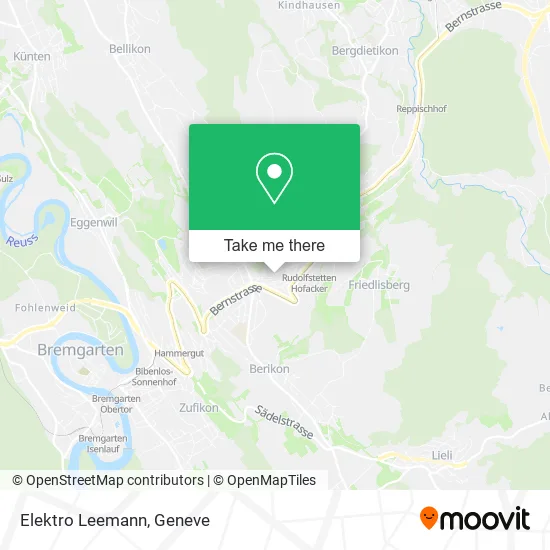 Elektro Leemann map