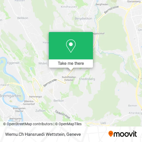 Wemu.Ch Hansruedi Wettstein map