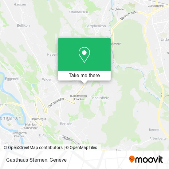 Gasthaus Sternen map