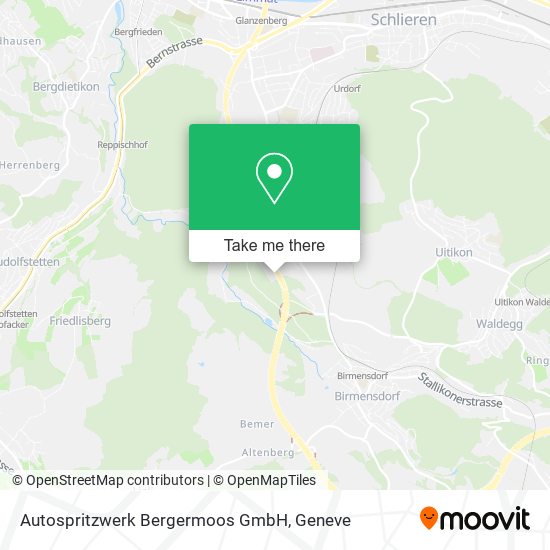 Autospritzwerk Bergermoos GmbH map