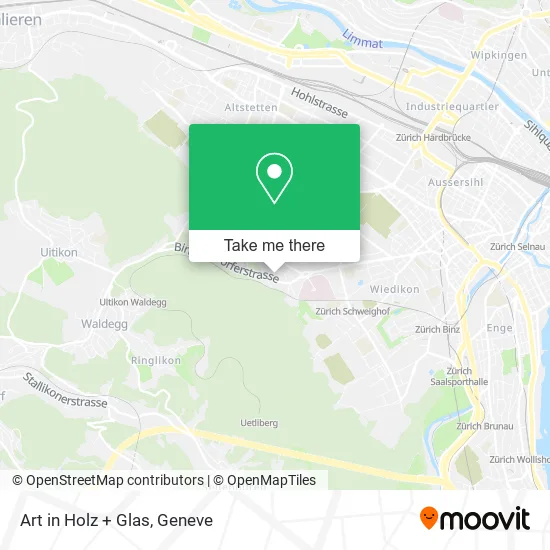 Art in Holz + Glas map