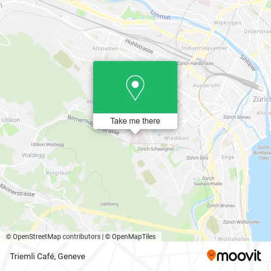 Triemli Café map