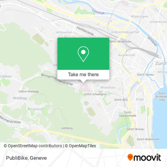PubliBike map