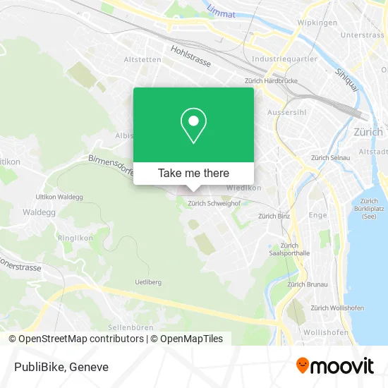 PubliBike map