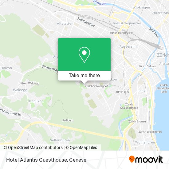 Hotel Atlantis Guesthouse map