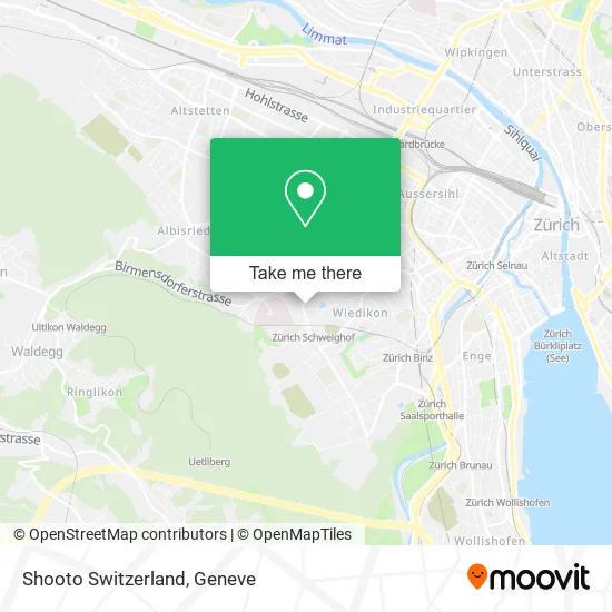 Shooto Switzerland map