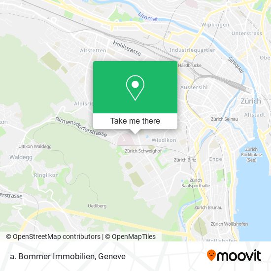 a. Bommer Immobilien map