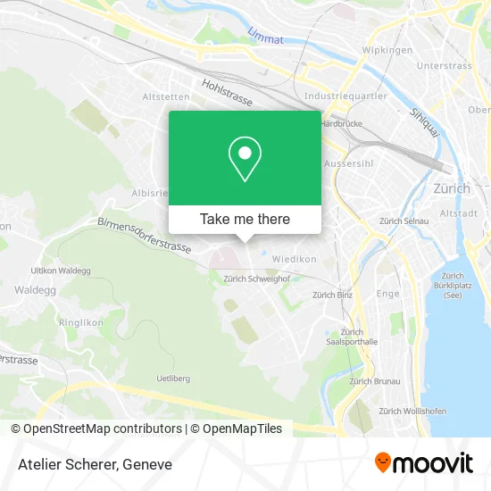 Atelier Scherer map