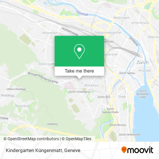 Kindergarten Küngenmatt map