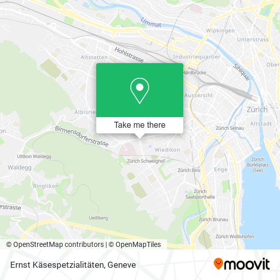 Ernst Käsespetzialitäten map
