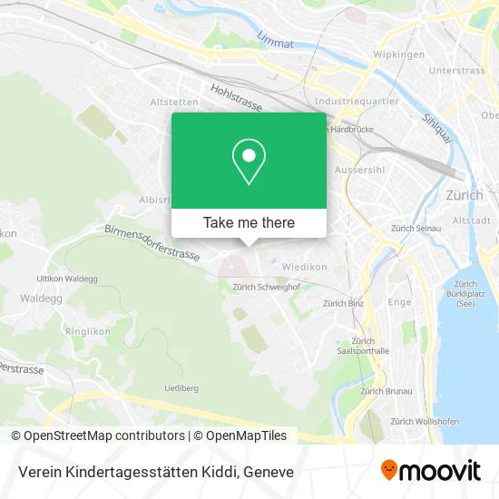 Verein Kindertagesstätten Kiddi map