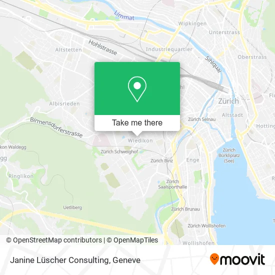 Janine Lüscher Consulting map