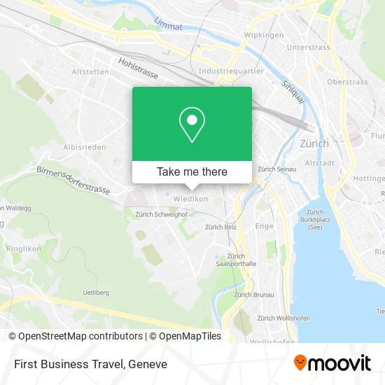 First Business Travel map