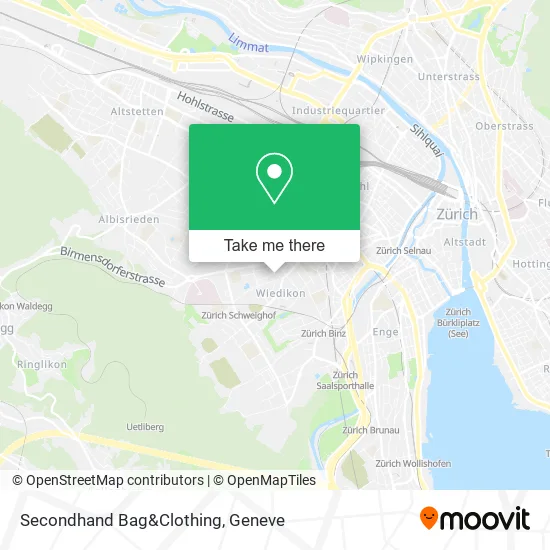Secondhand Bag&Clothing map