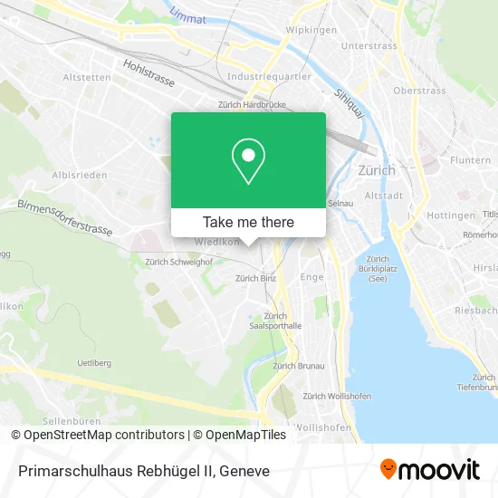 Primarschulhaus Rebhügel II map