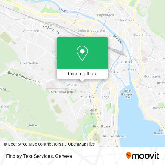 Findlay Text Services map