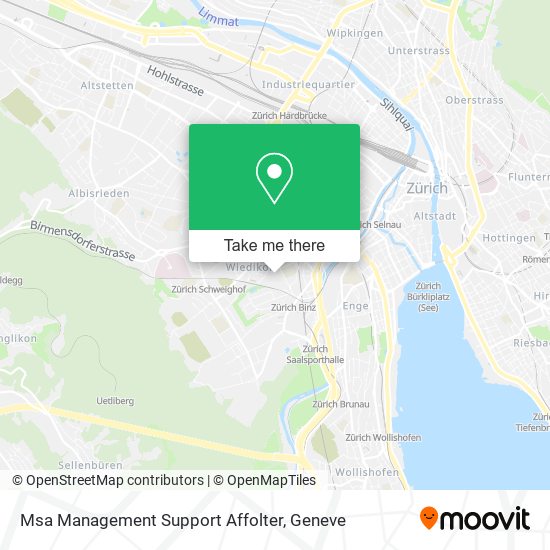 Msa Management Support Affolter map