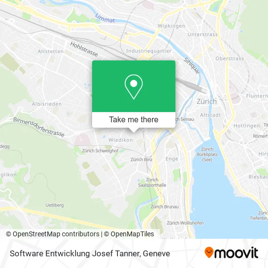 Software Entwicklung Josef Tanner map