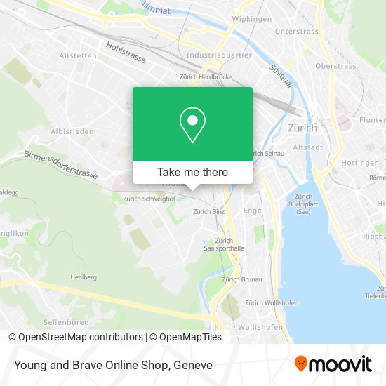 Young and Brave Online Shop map