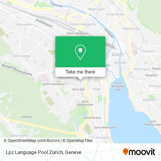 Lpz Language Pool Zürich map