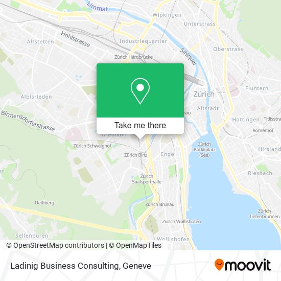 Ladinig Business Consulting map