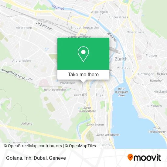 Golana, Inh. Dubal map