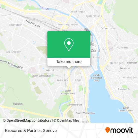 Brocares & Partner map