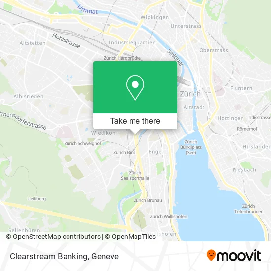 Clearstream Banking map