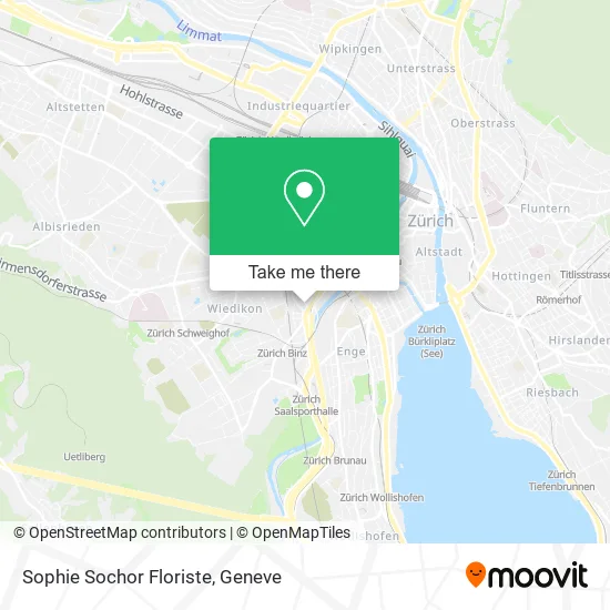 Sophie Sochor Floriste map