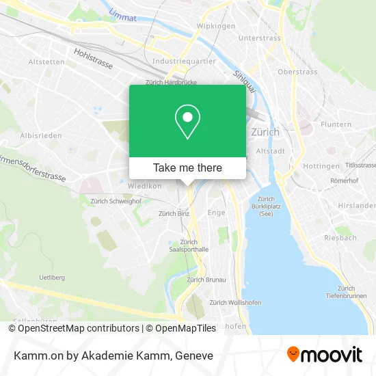 Kamm.on by Akademie Kamm map