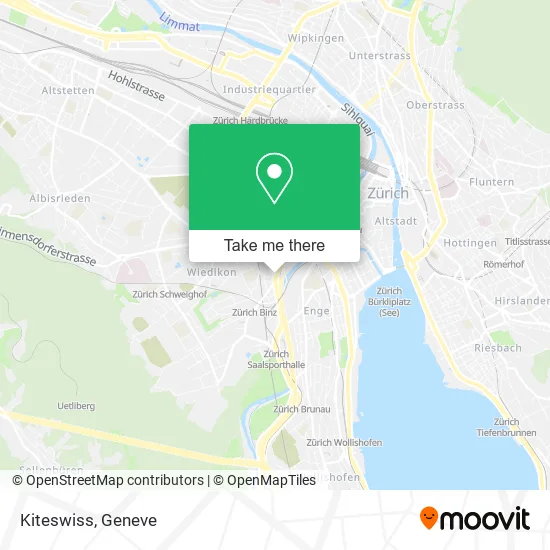 Kiteswiss map