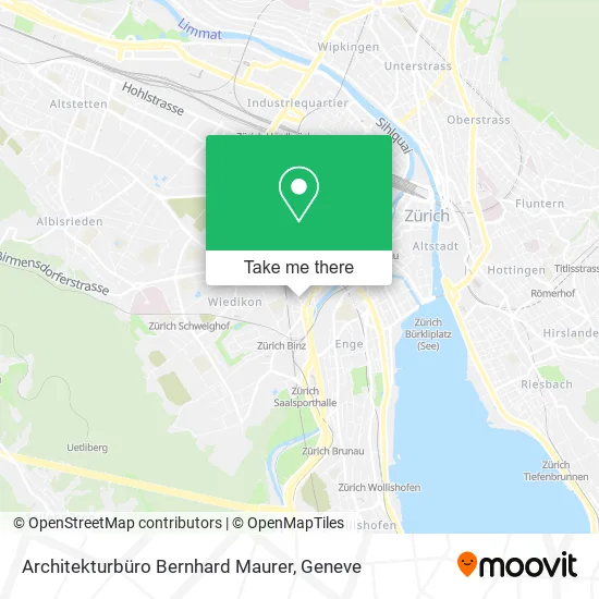 Architekturbüro Bernhard Maurer map