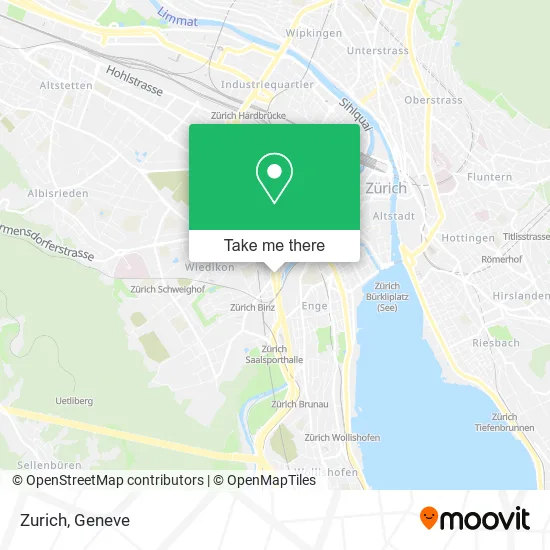 Zurich map