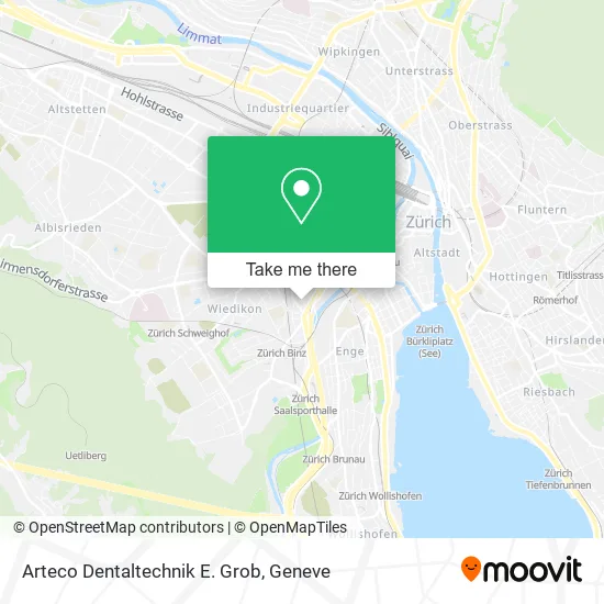 Arteco Dentaltechnik E. Grob map
