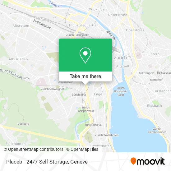 Placeb - 24/7 Self Storage map