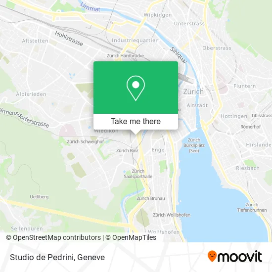 Studio de Pedrini map