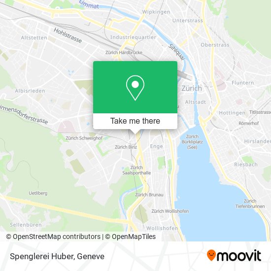 Spenglerei Huber map